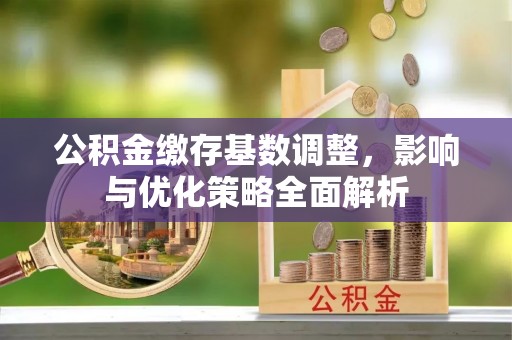 魏都公积金缴存基数调整，影响与优化策略全面解析