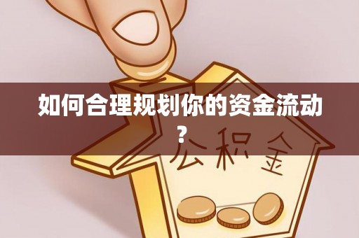 魏都如何合理规划你的资金流动？