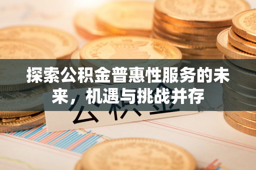 魏都探索公积金普惠性服务的未来，机遇与挑战并存