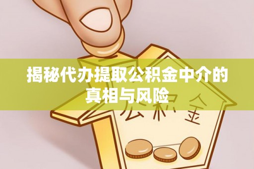 魏都揭秘代办提取公积金中介的真相与风险