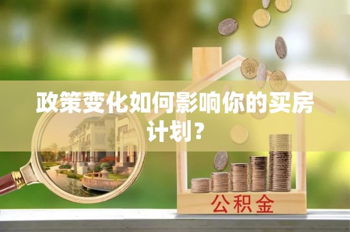 魏都政策变化如何影响你的买房计划？