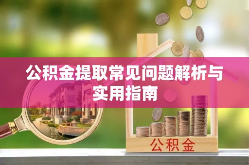 魏都公积金提取常见问题解析与实用指南
