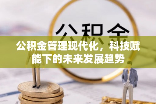 魏都公积金管理现代化，科技赋能下的未来发展趋势