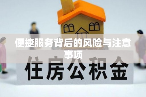 魏都便捷服务背后的风险与注意事项